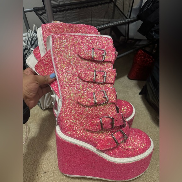 Pink Demonia Platforms - Picture 1 of 4